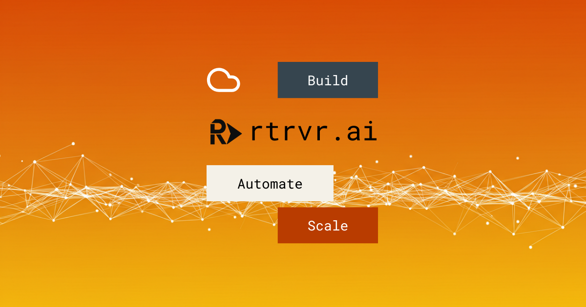 rtrvr.ai: Cloud, API & MCP - Main screenshot showing features and interface