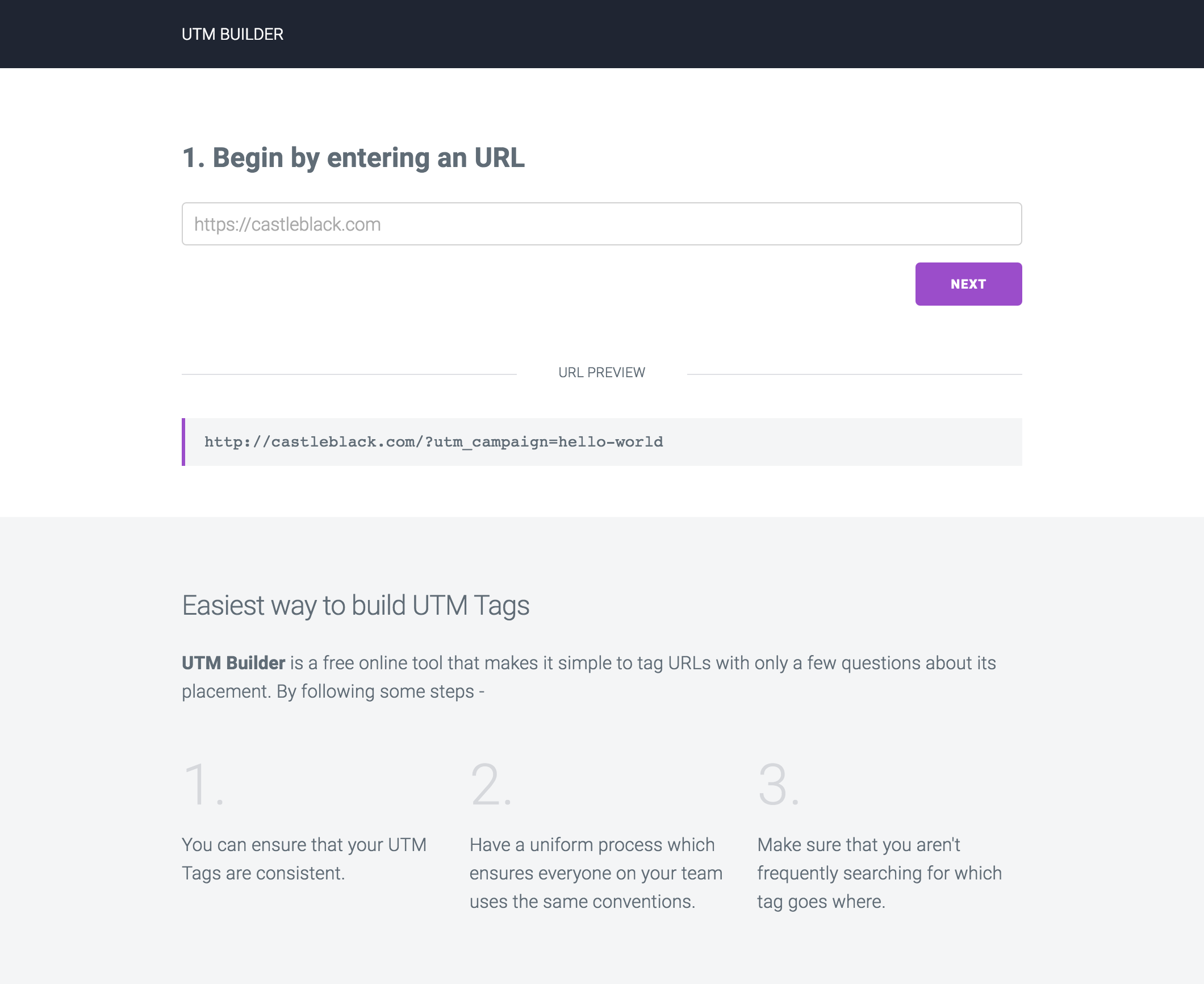 UTM Builder Image