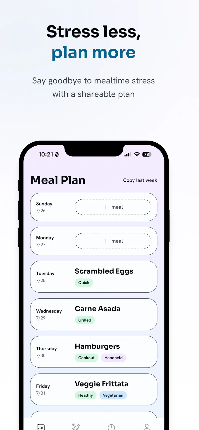 Meals at Home screenshot 1