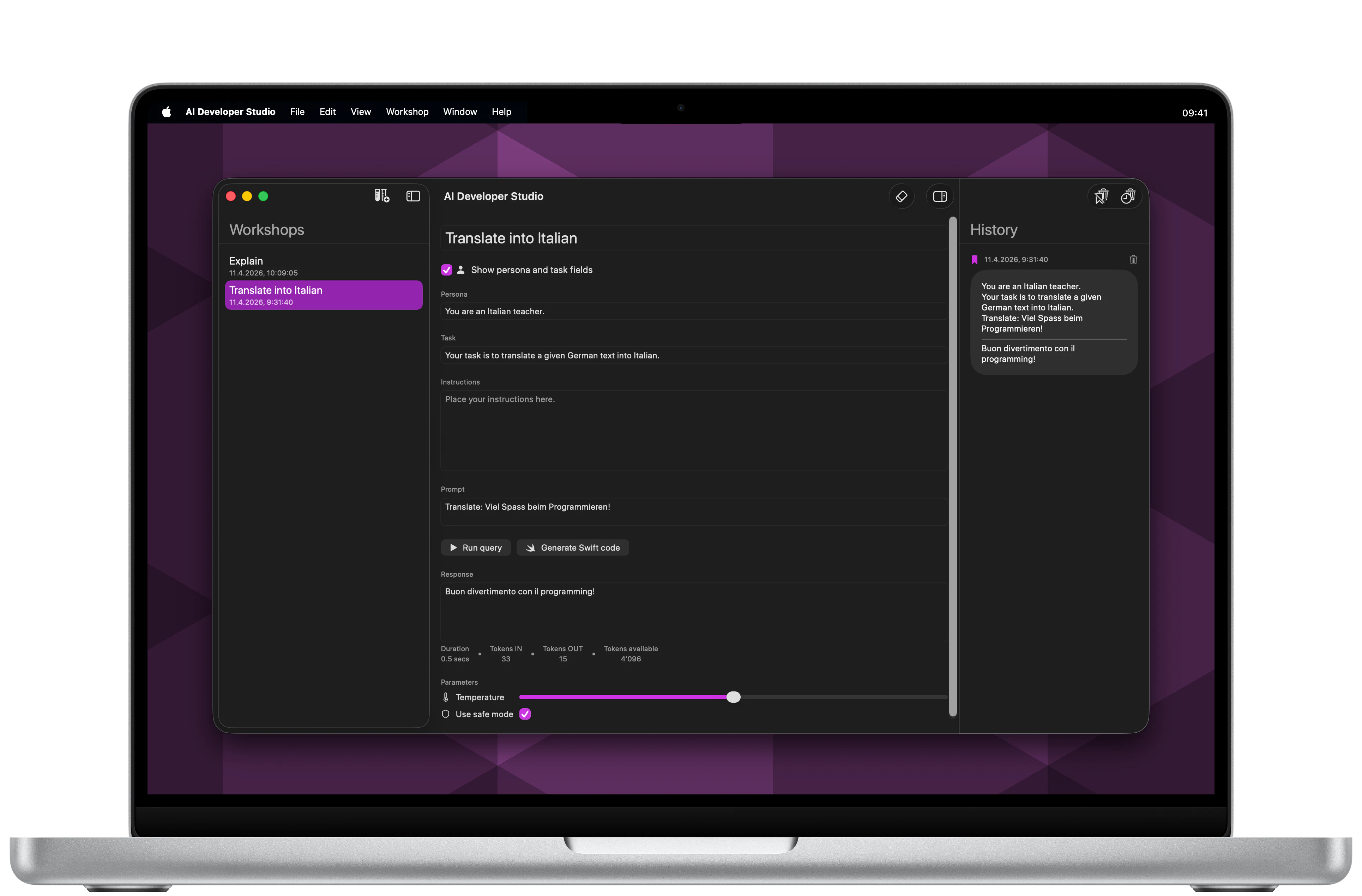 AI Developer Studio screenshot 1