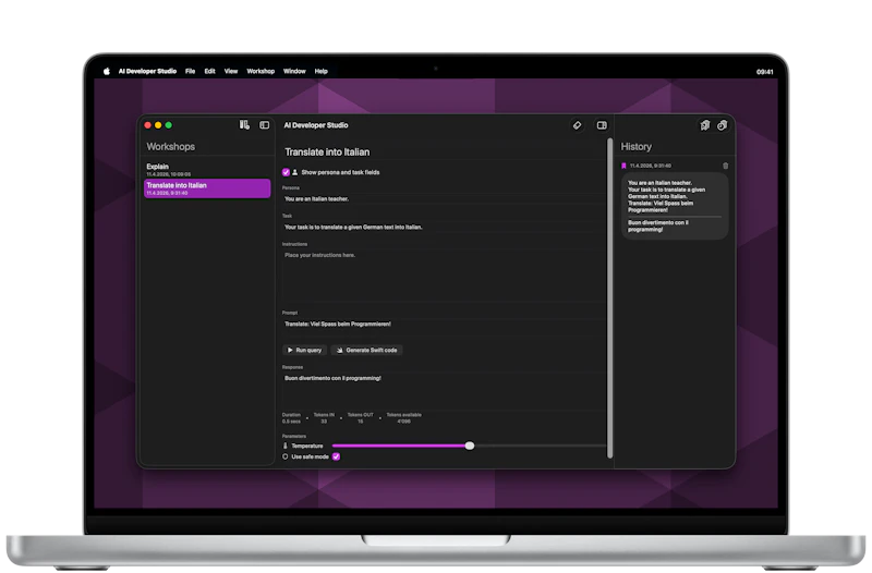 AI Developer Studio screenshot 1