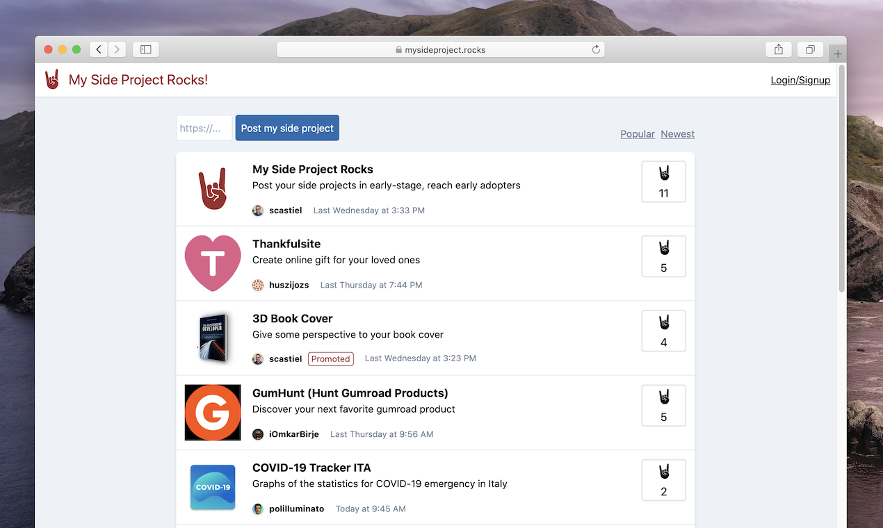 My Side Project Rocks gallery image