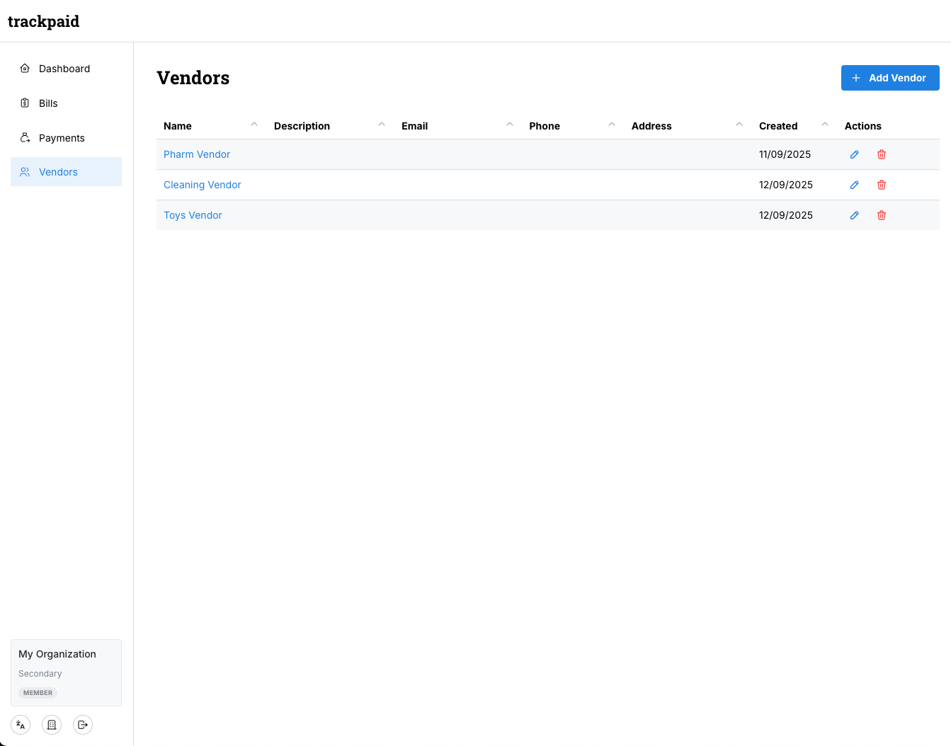 TrackPaid gallery image