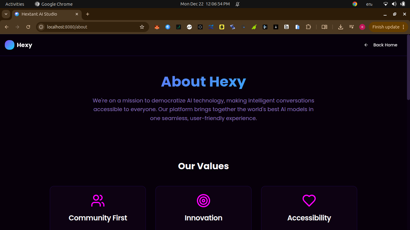 Hexy - Main product screenshot demonstrating key features and user interface