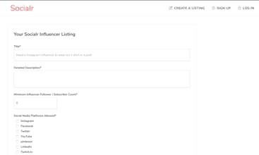 Socialr - Influencer gigs by brands gallery image