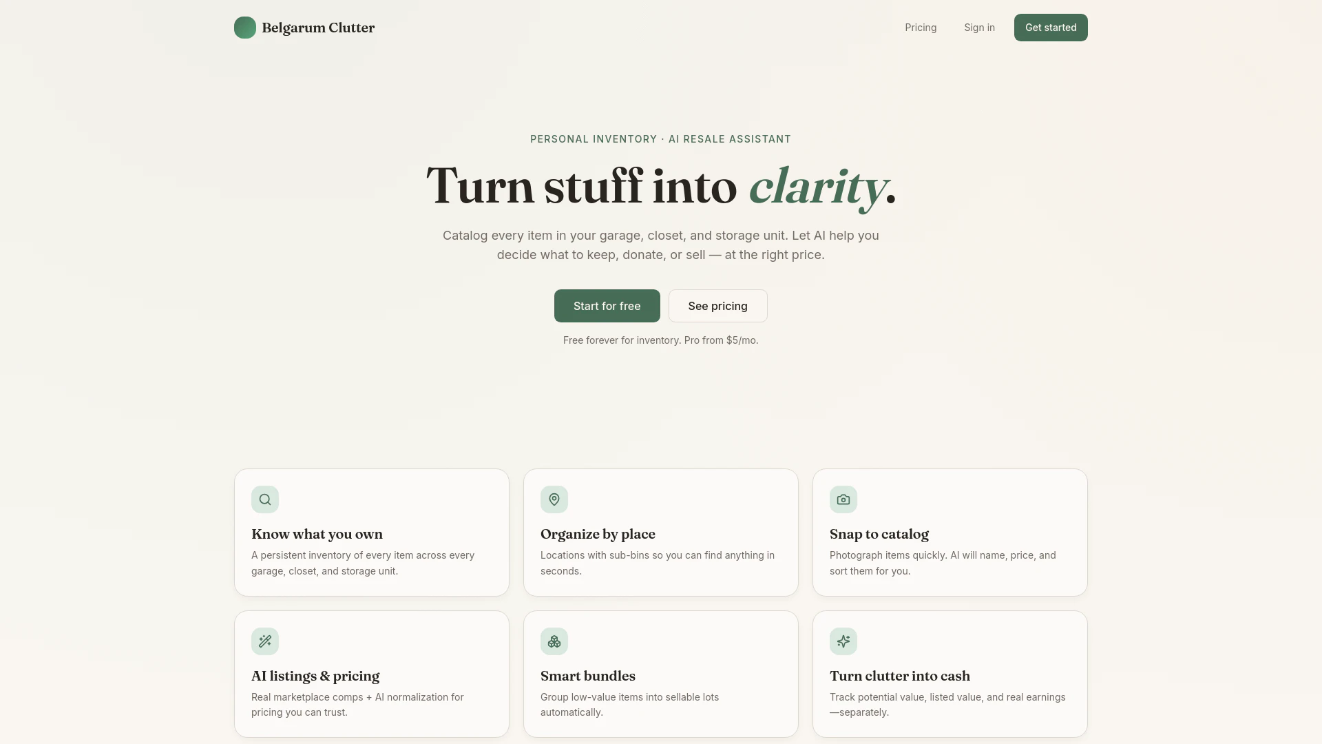 Belgarum Clutter 대표 미리보기