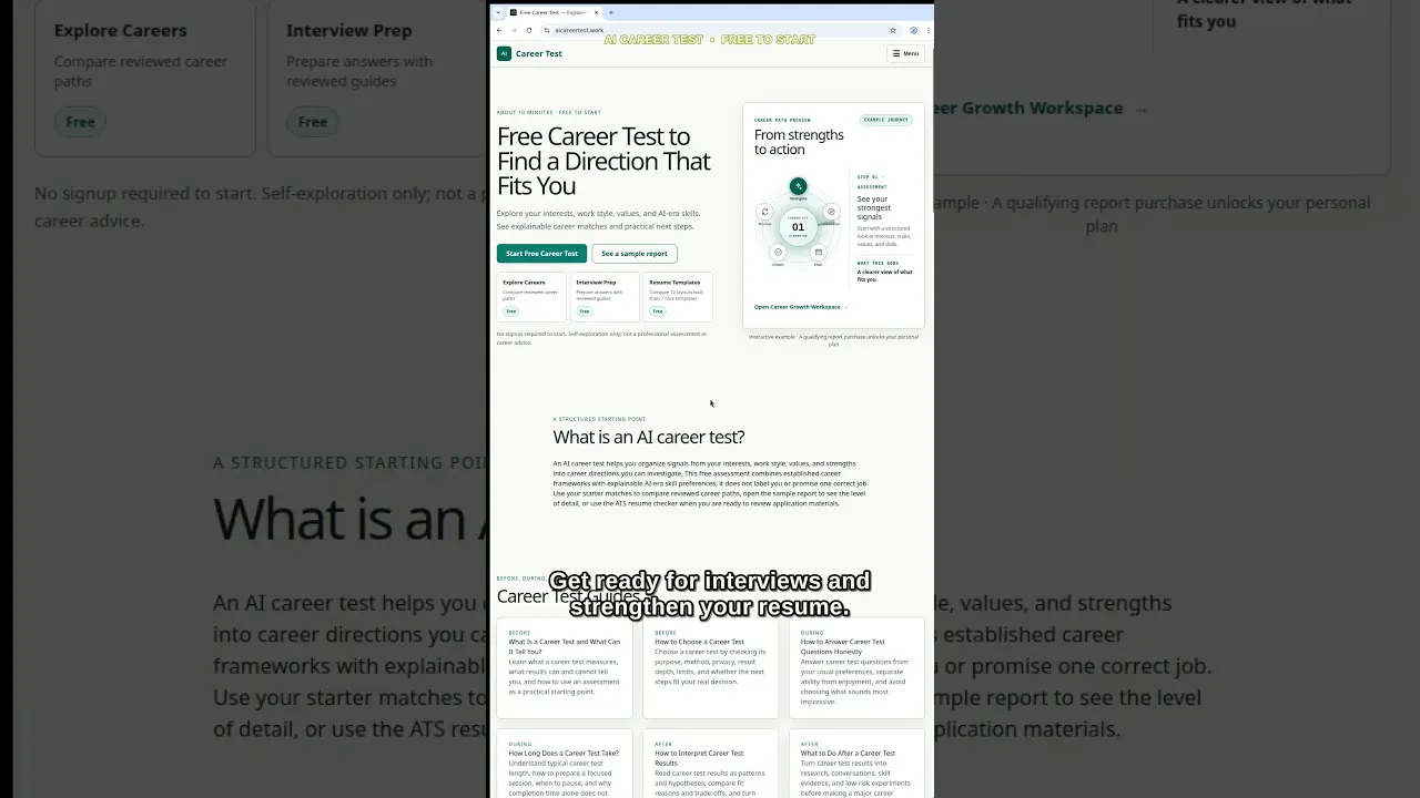 AI Career Test gallery image