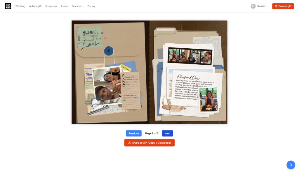 Memoify gallery image
