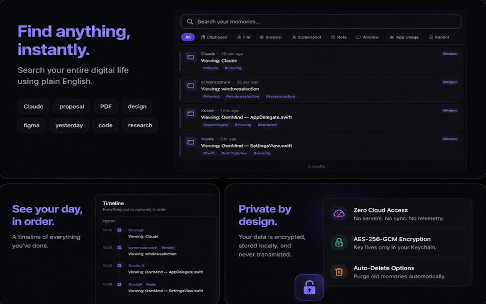 OwnMind screenshot 2