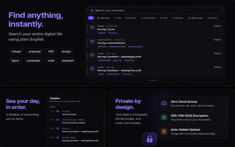 OwnMind screenshot 2