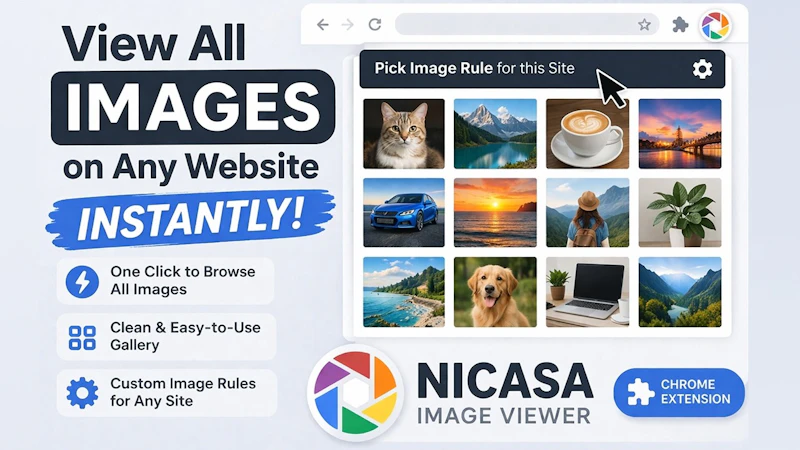  Nicasa - Image Viewer screenshot 1 (video preview)