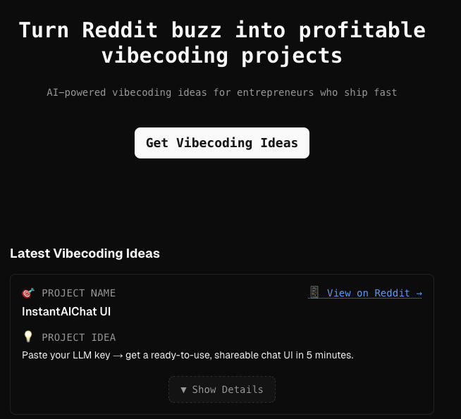 Vibecoding Ideas media 1