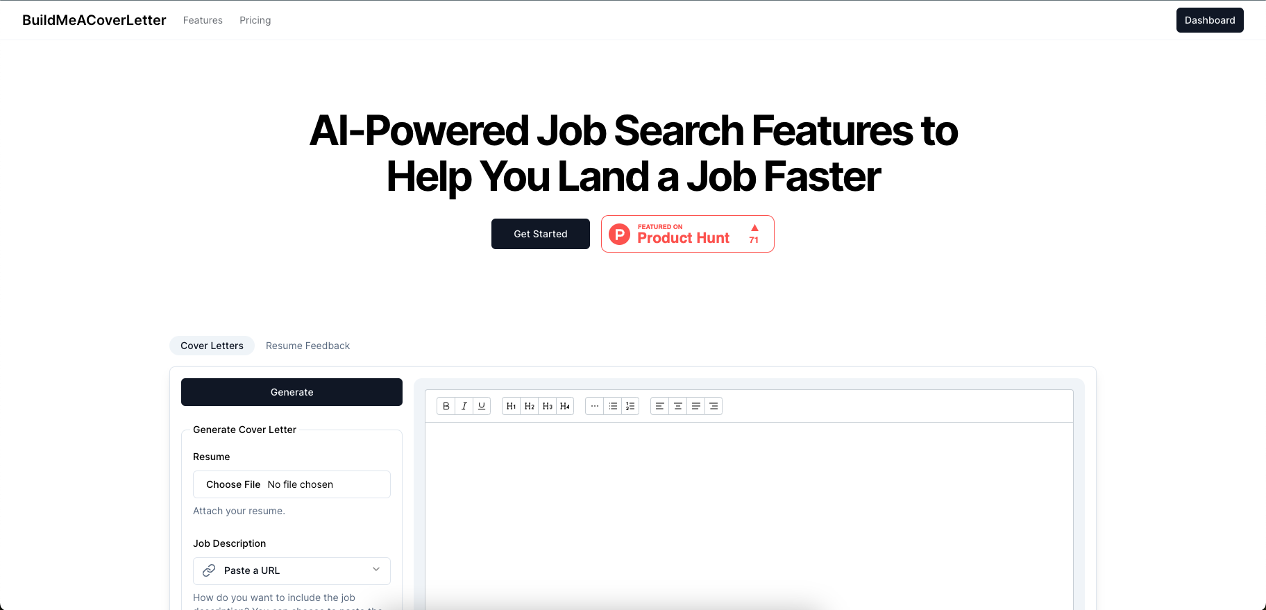 BuildMeacoverletter - ยกระดับการค้นหางานของคุณด้วย AI media 2