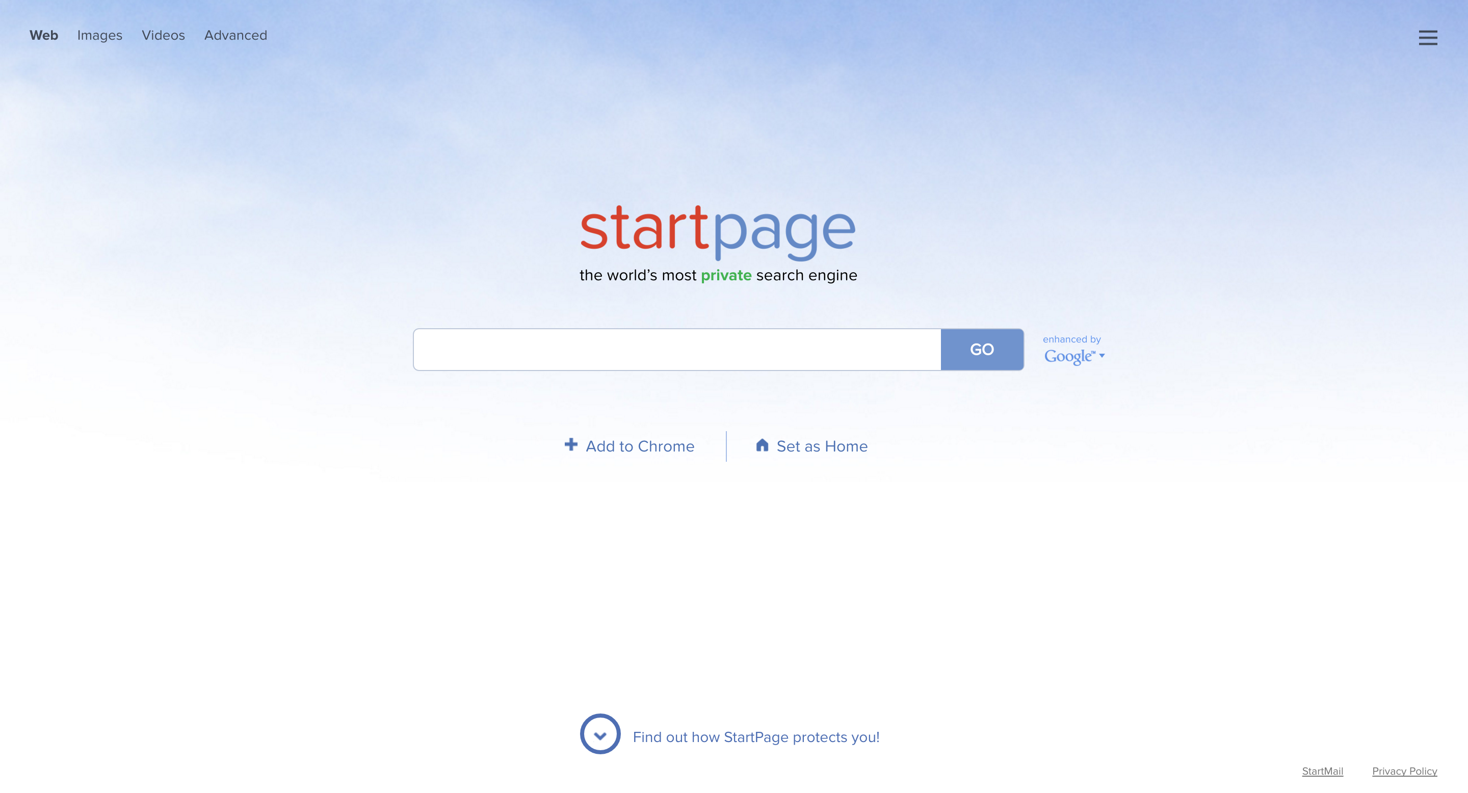 Start Page