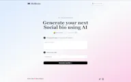 Reflexio - Your AI Social Bio Genrator