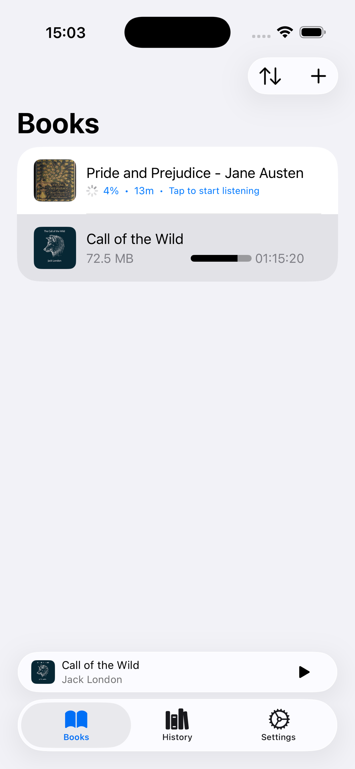 AudioBooks - EPUB to Audiobook gallery image