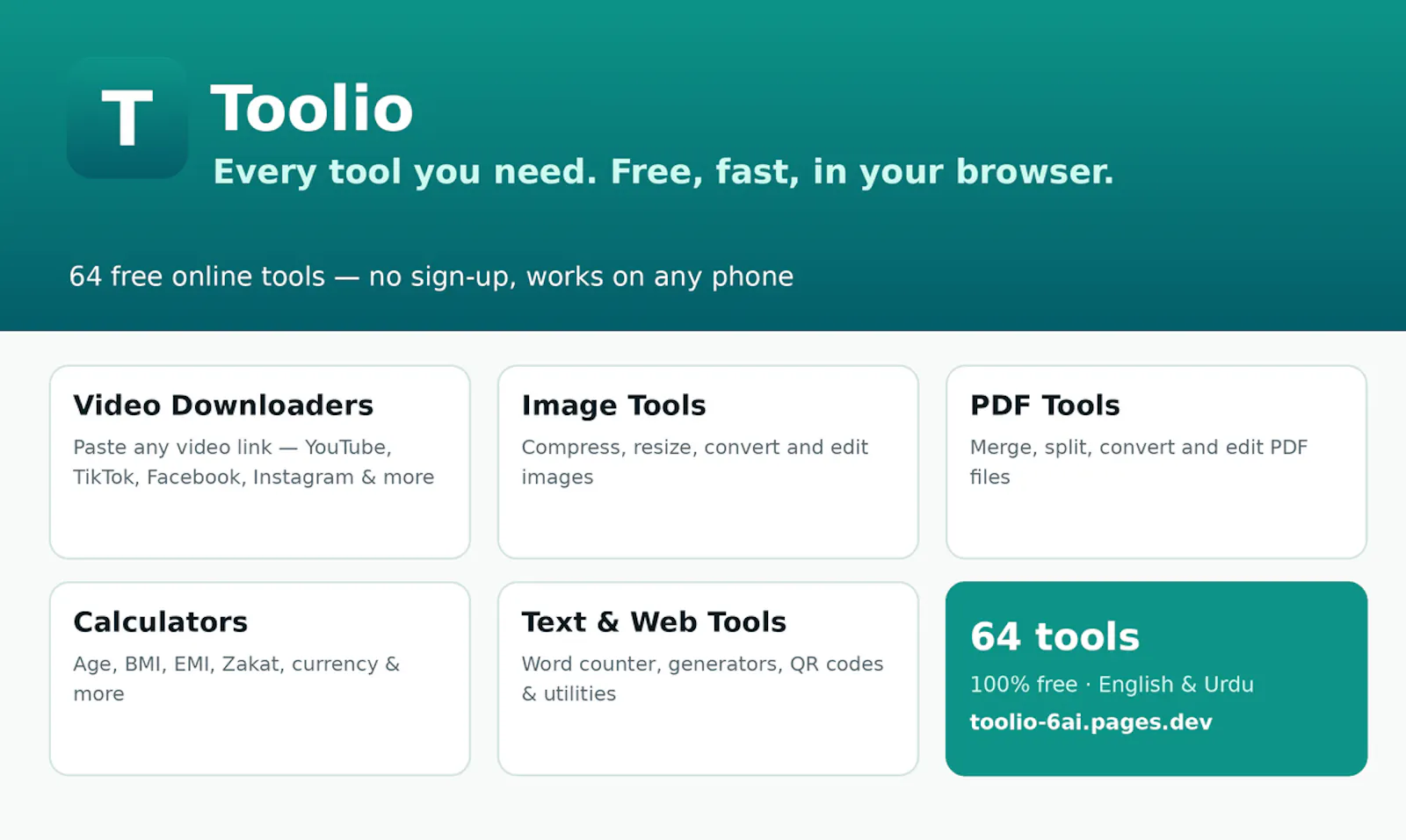Toolio screenshot 1