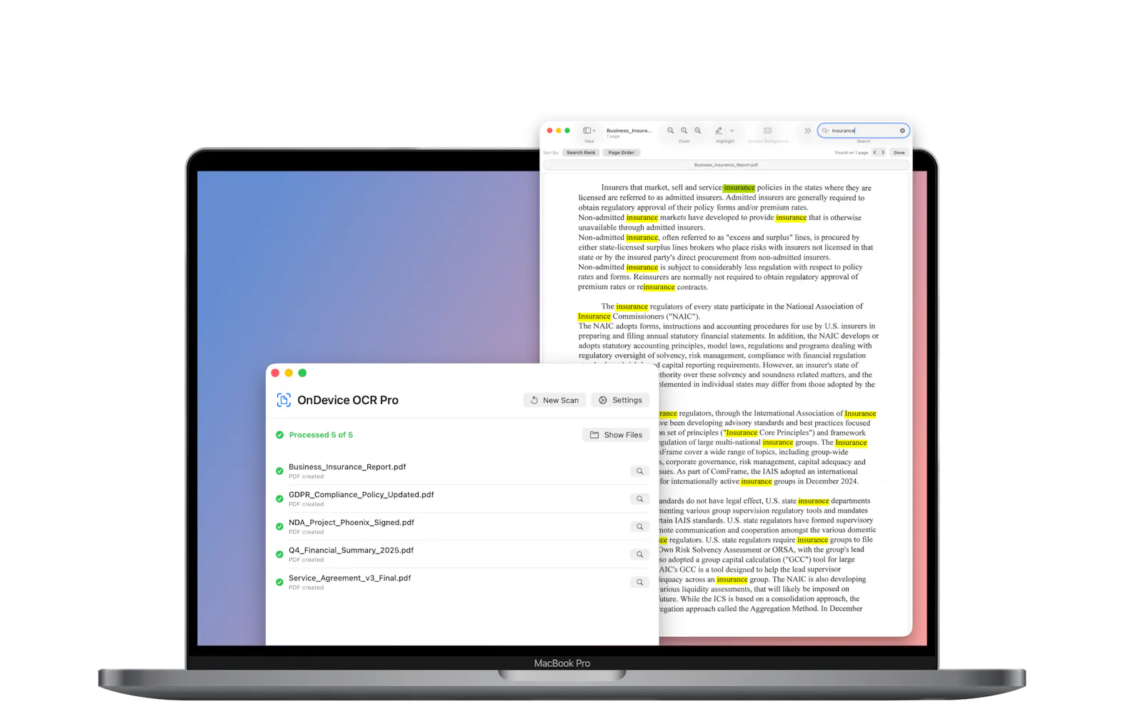 OnDevice OCR Pro screenshot 1