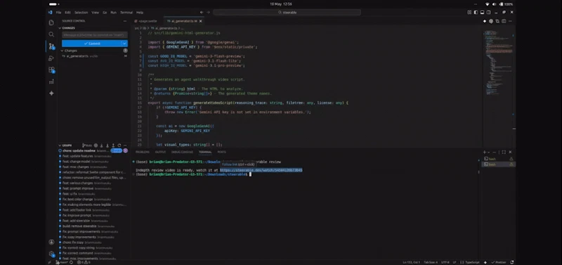 Steerable.dev screenshot 1 (video preview)