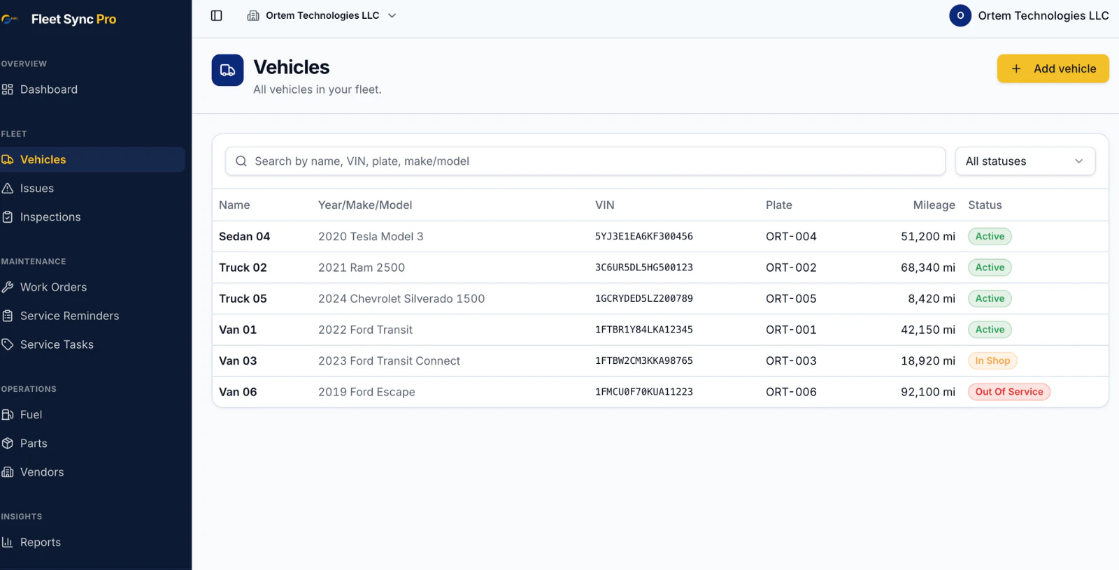 Fleet Sync Pro screenshot 6