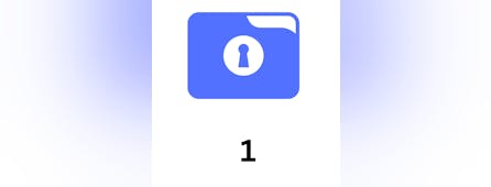 Poll option Numer 1 :  Folder and  Lock image