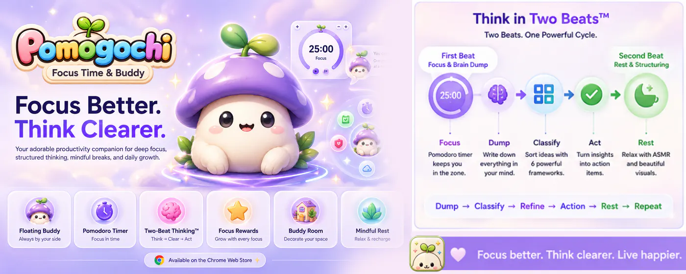 Pomogochi: Desktop Pet & Pomodoro Timer gallery image