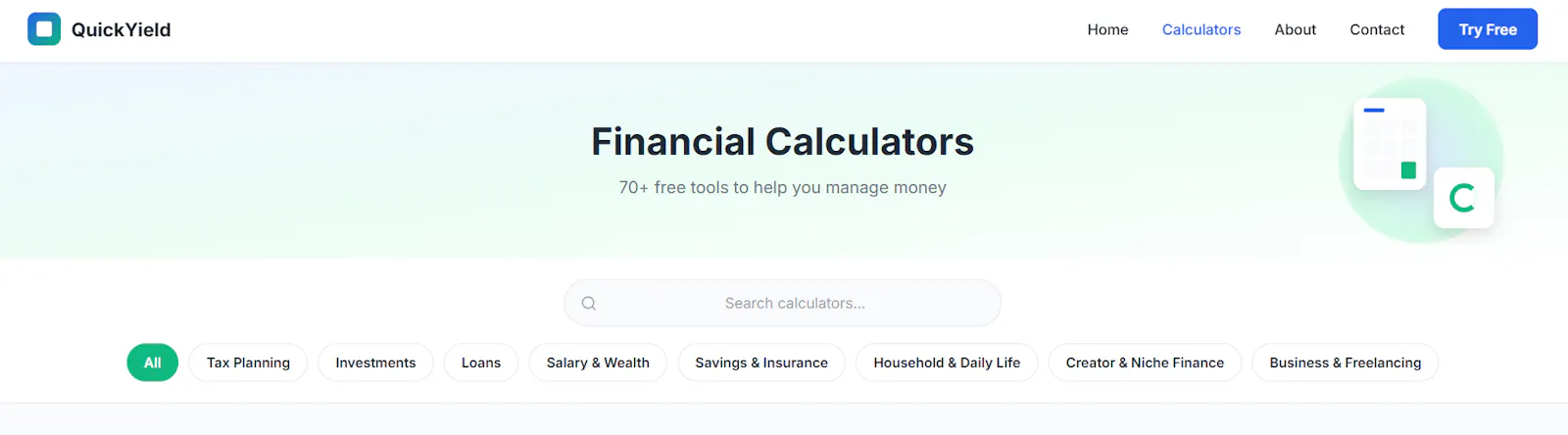 QuickYield screenshot 2
