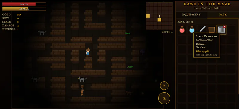 Daze in the Maze screenshot 4