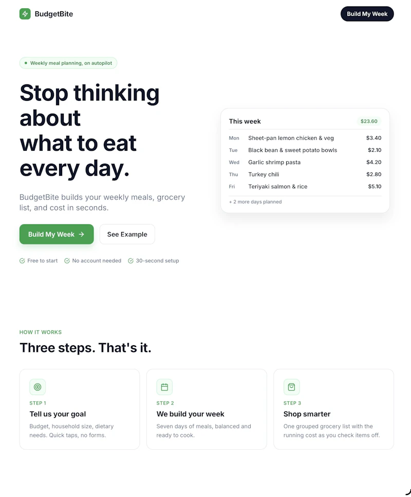 BudgetBite AI screenshot 3