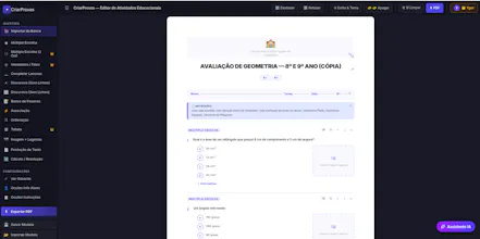 CriarProvas - Activity Editor gallery image