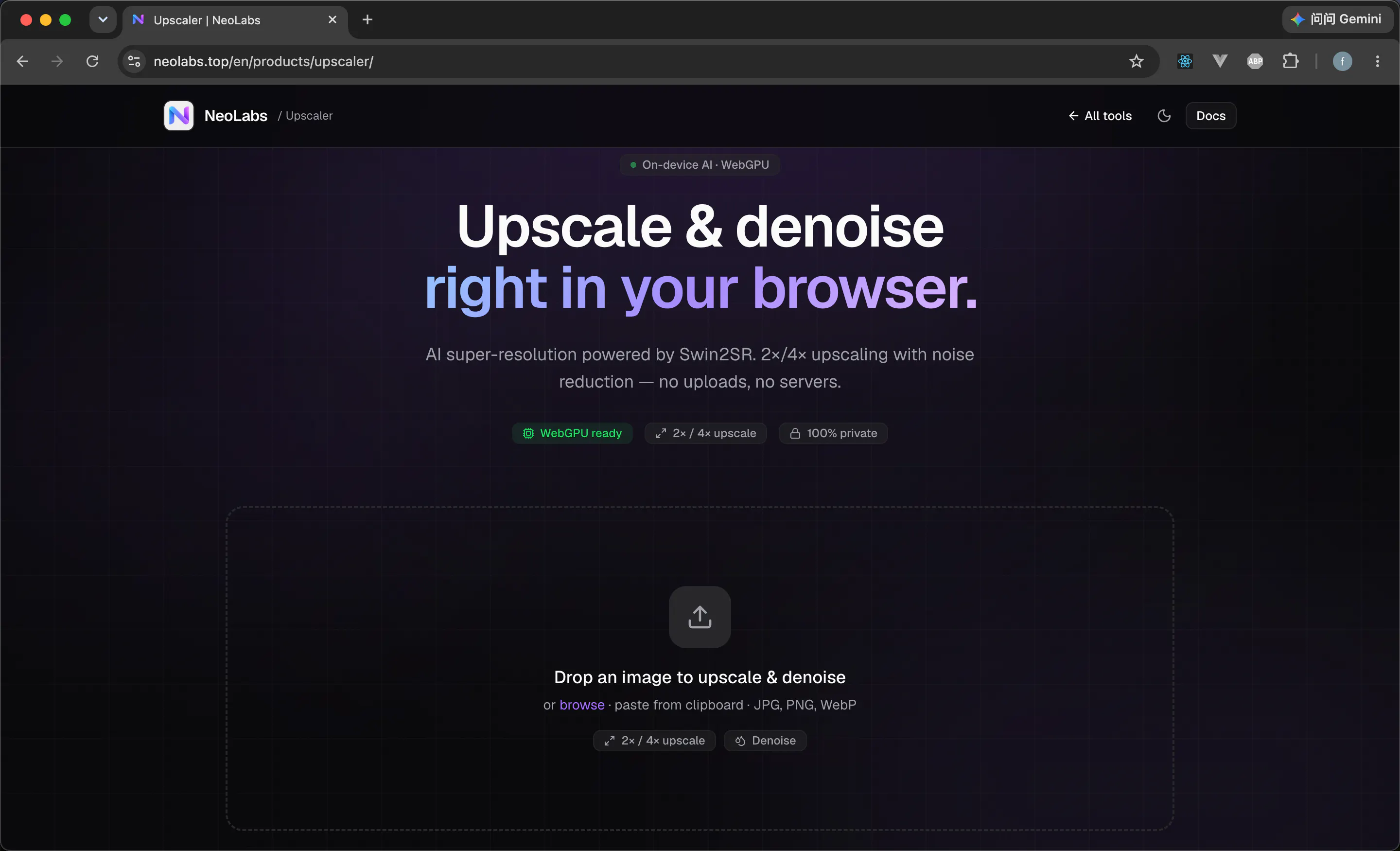 neolabs.top - All-in-one local AI tools gallery image