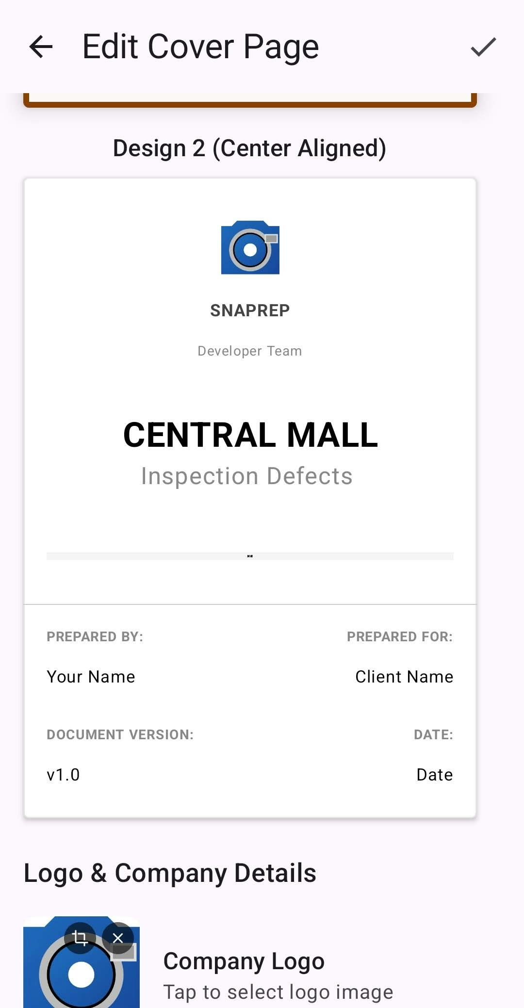 SnapRep: Snag & Site Report gallery image
