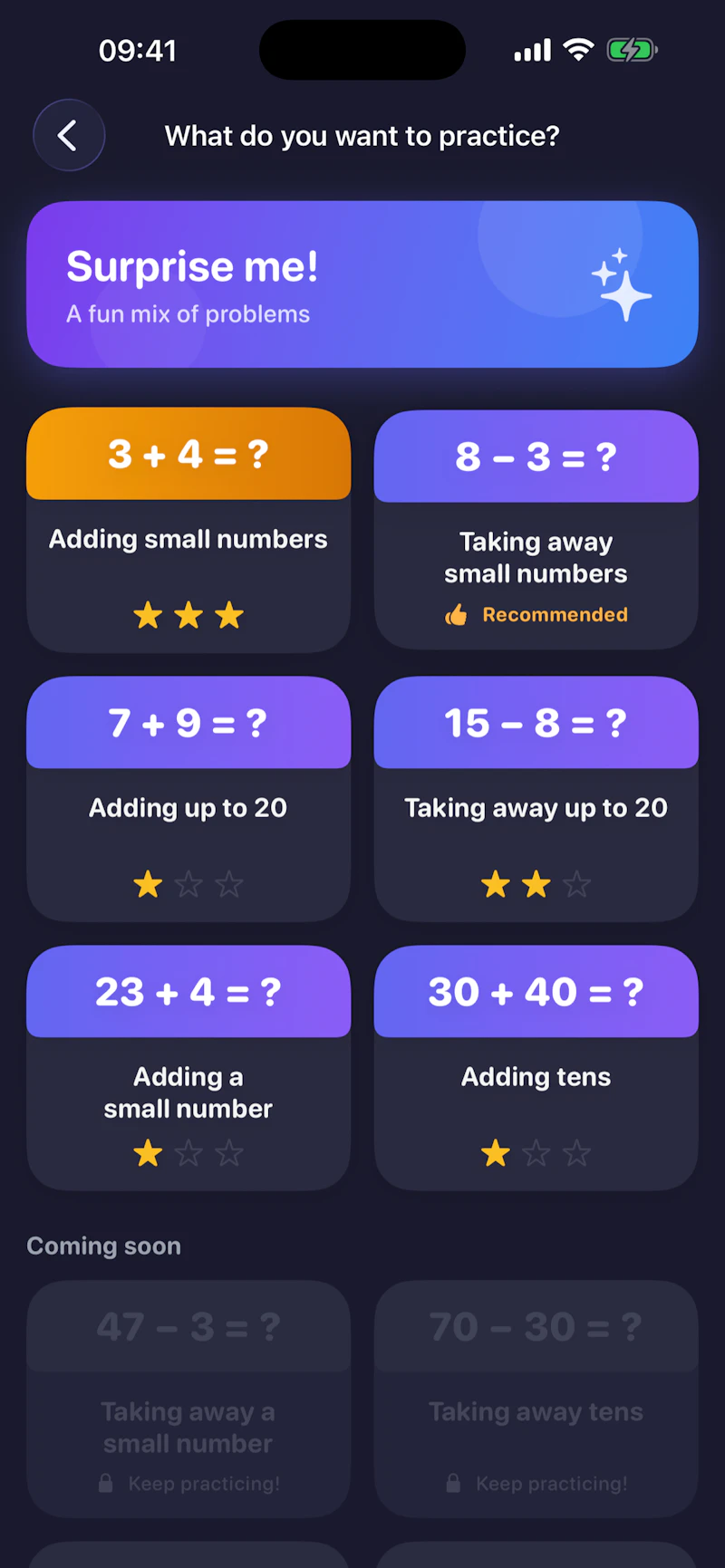 Kaira: Math screenshot 2