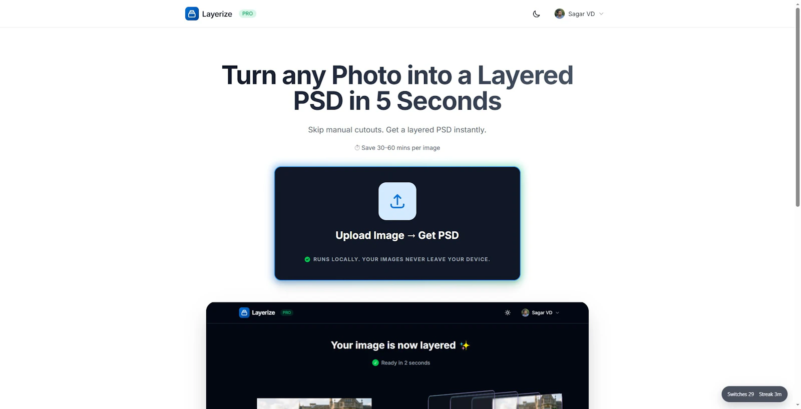 Layerize screenshot 2