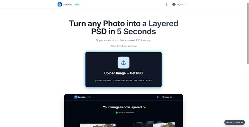 Layerize screenshot 2