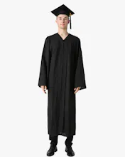 Economy Bachelor Grad Cap Gown Hood Set gallery image