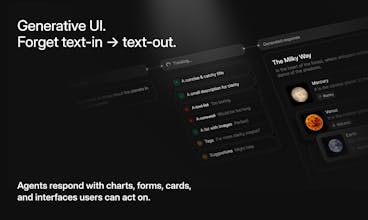 Agent Builder by Thesys gallery image