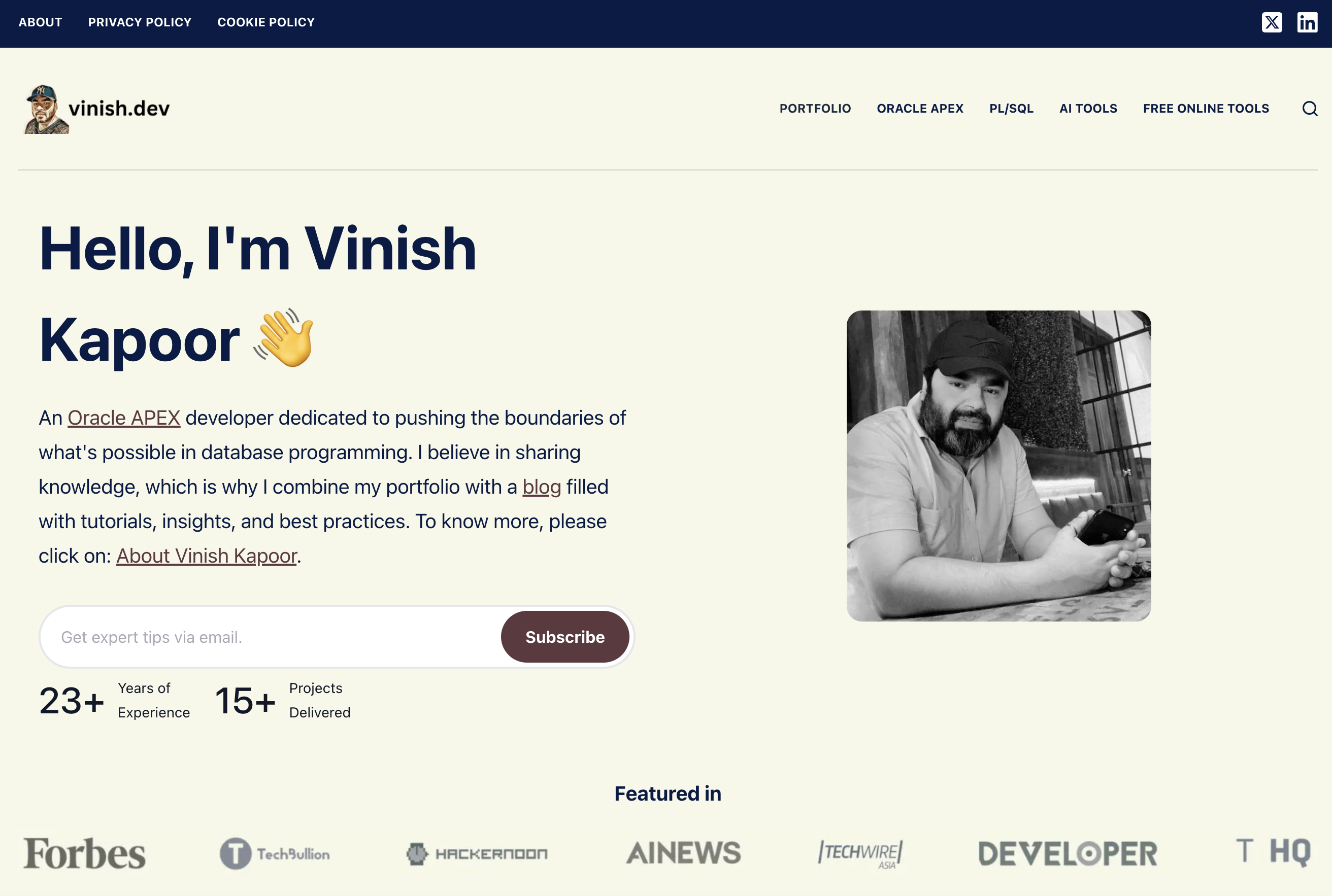 وسائط Vinish.Dev - تبسيط التكنولوجيا مع الأدوات والحلول القوية 1