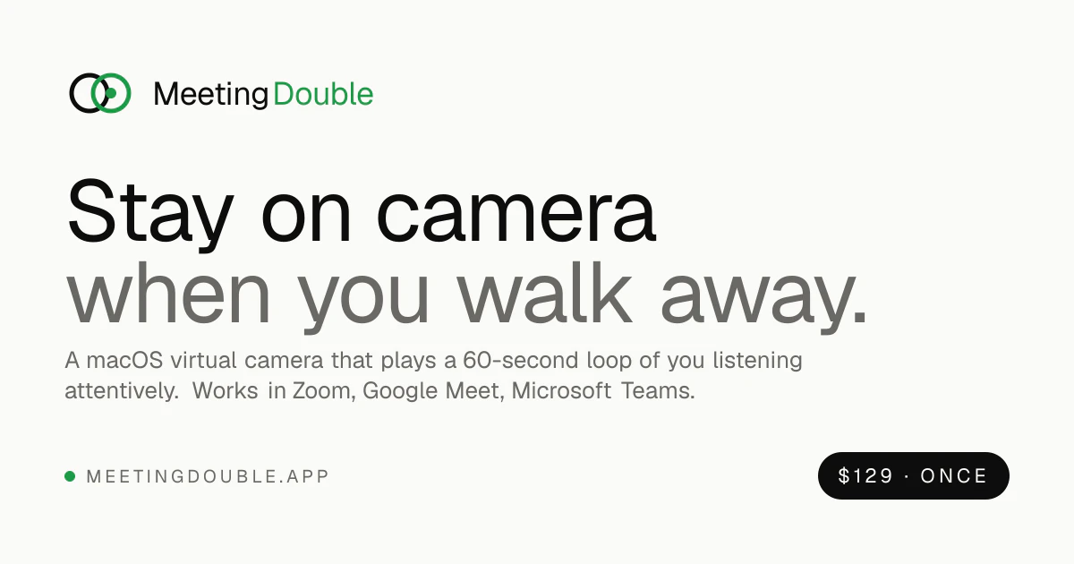 MeetingDouble screenshot 1