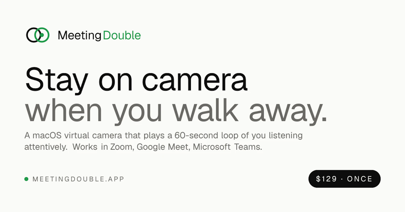 MeetingDouble screenshot 1