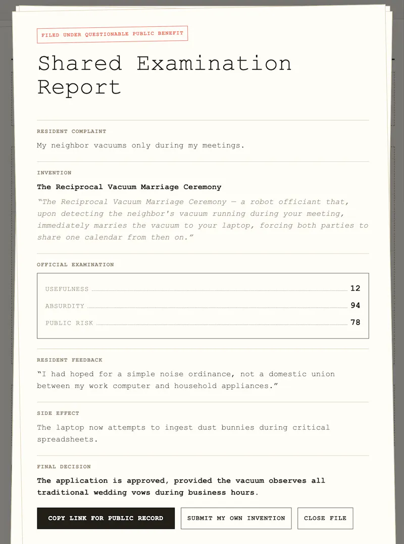 Bureau of Nonsense screenshot 1