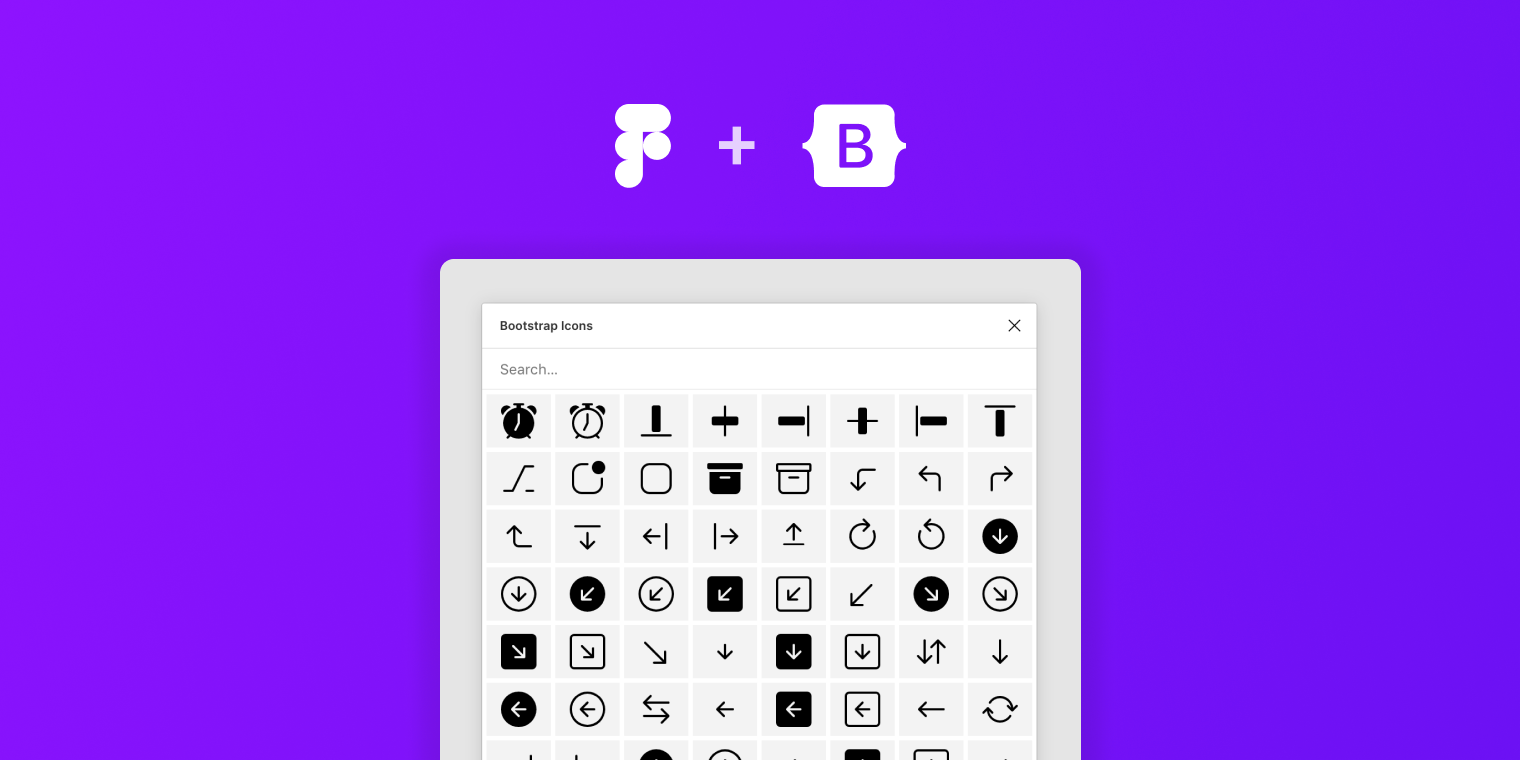 Bootstrap Icons for Figma gallery image