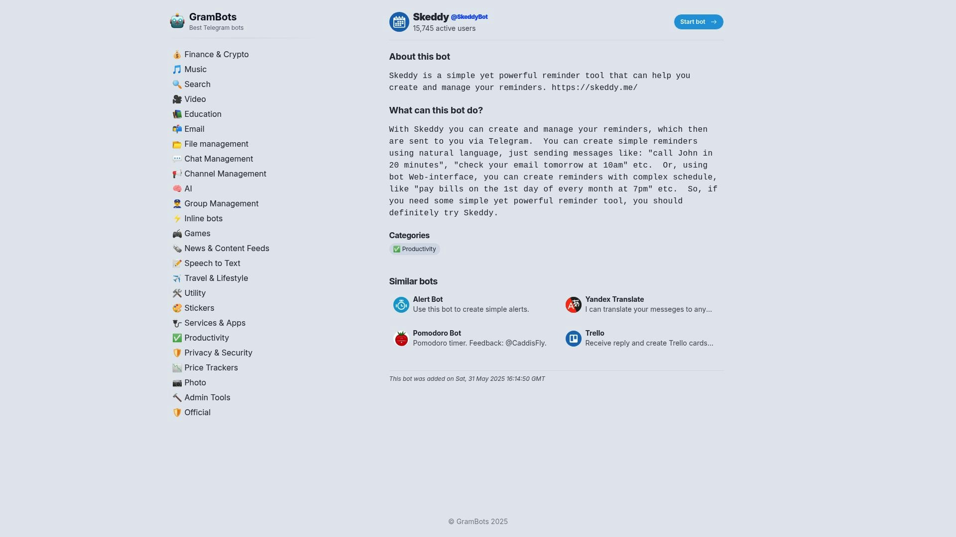 Media Rut - Direktori bot telegram terbaik 2
