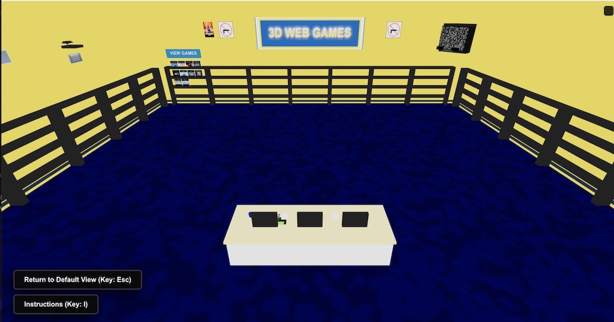 3D Web Games Store - Blader door 3D -webgames in een virtuele blockbuster geïnspireerde winkel. media 2