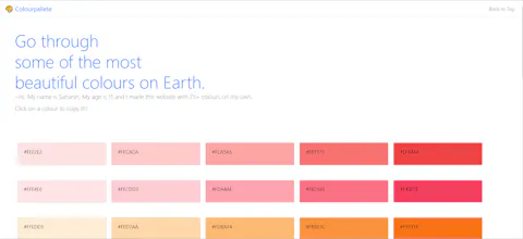 Colour Palette gallery image