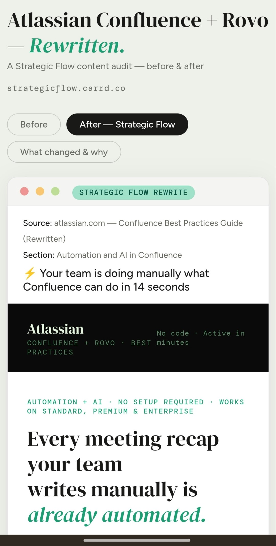 Strategic Flow Audit App gallery image