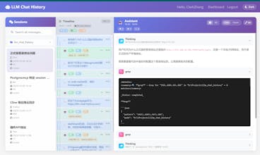 LLM chat history gallery image