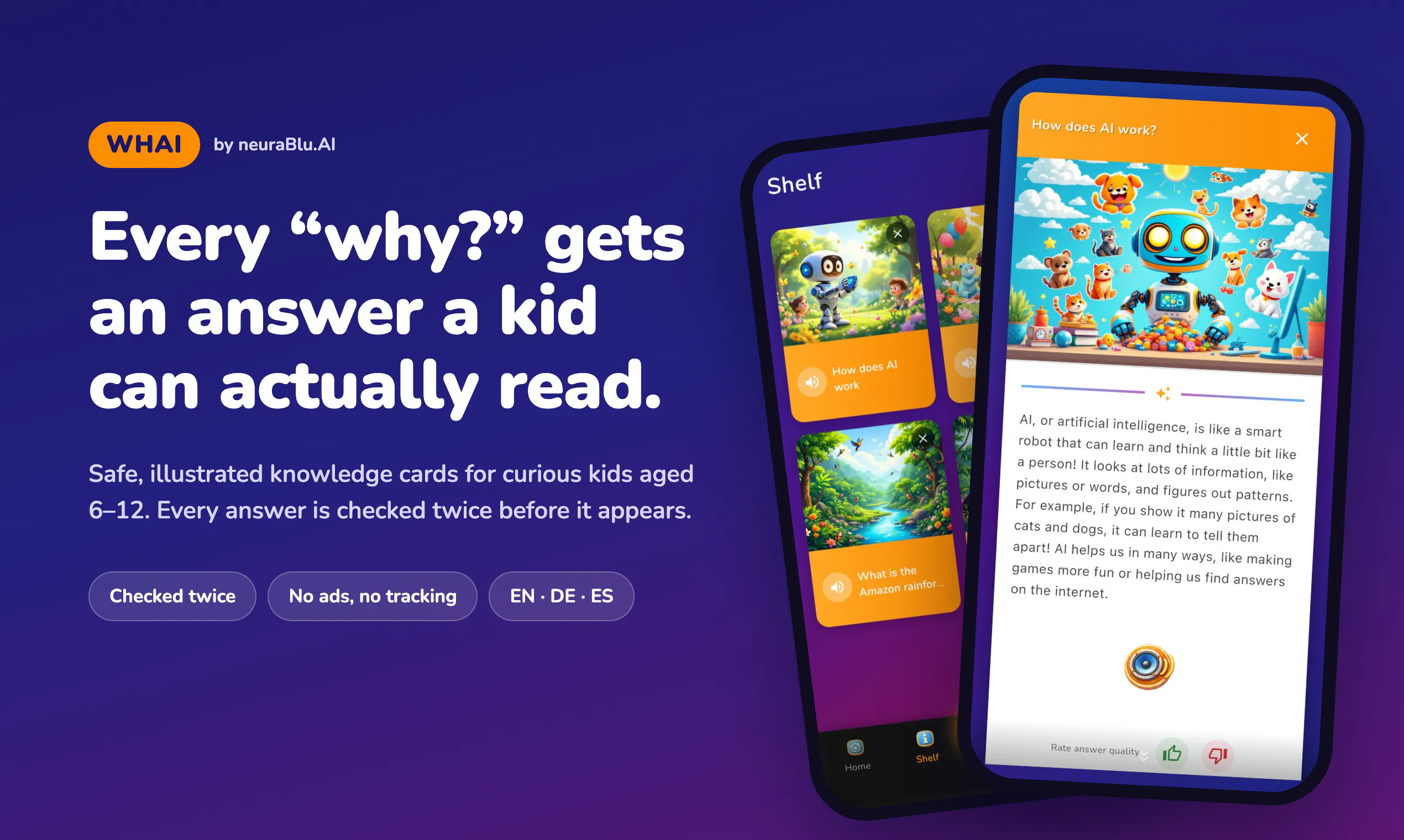 WHAI - Safe answers for kids gallery image
