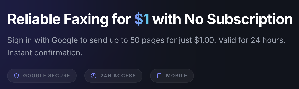 Fax Day Pass gallery image