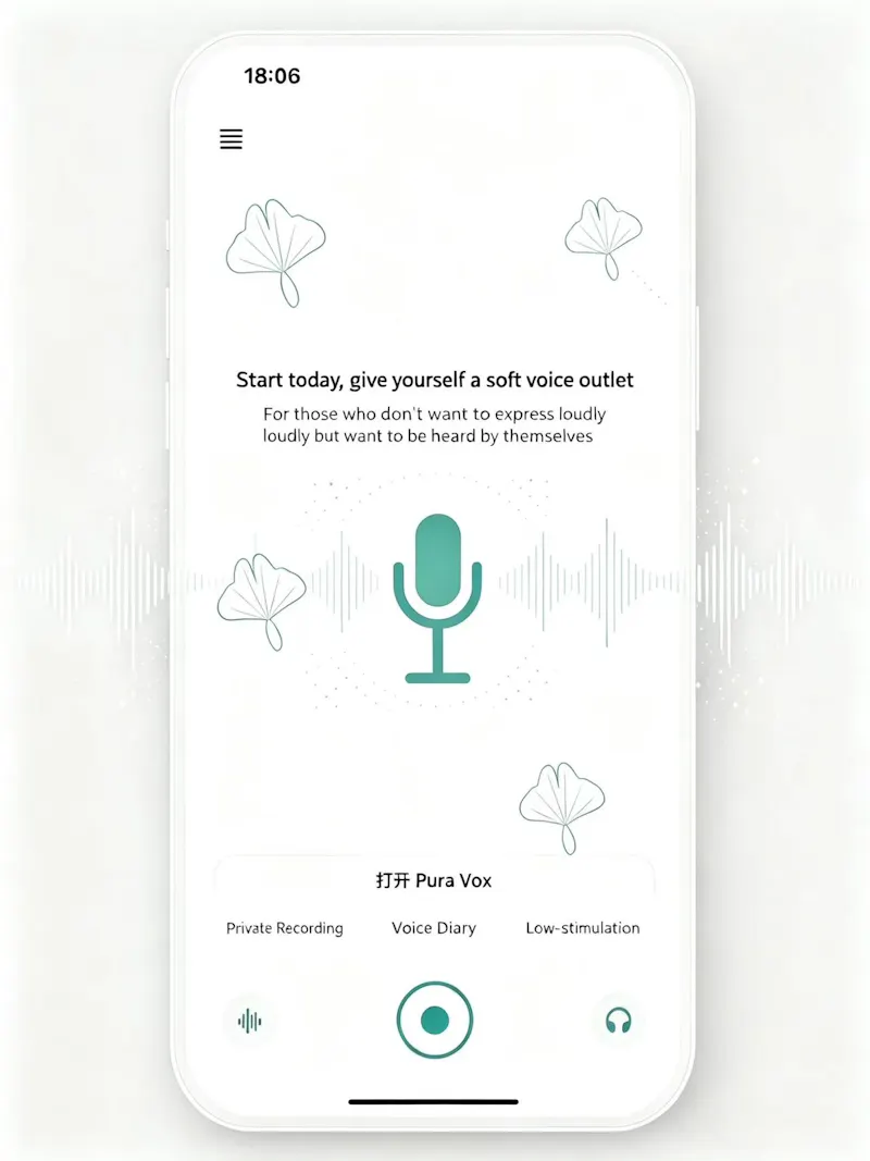 Pura Vox: Private Offline Voice Diary screenshot 2